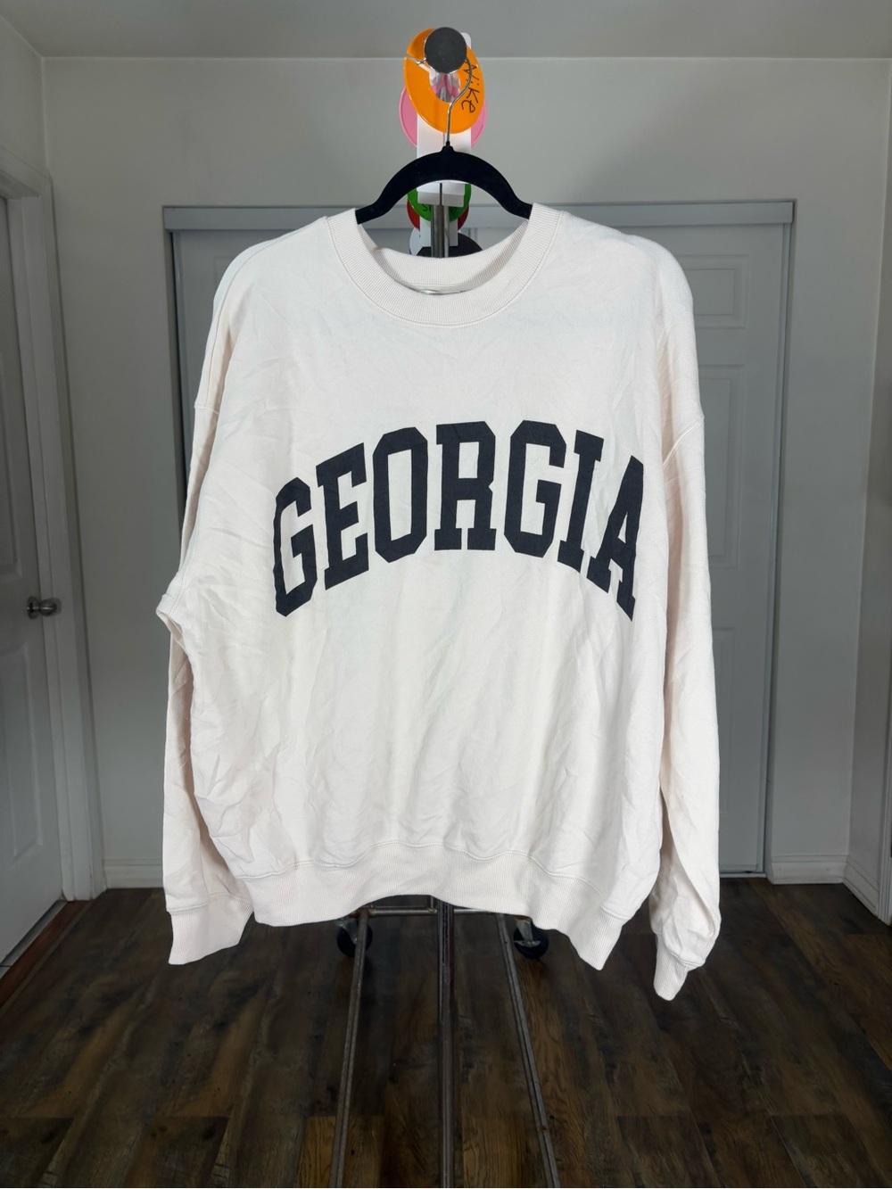 Georgia Crewneck Sweatshirt - White